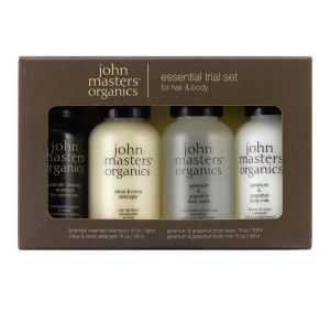 JOHN MASTERS ORGANICS ESSENTIAL TRIAL SET 4 PZ