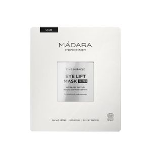 MÁDARA TIME MIRACLE EYE LIFT HYDRA-GEL PATCHES MASCHERA CONTORNO OCCHI 5 PZ