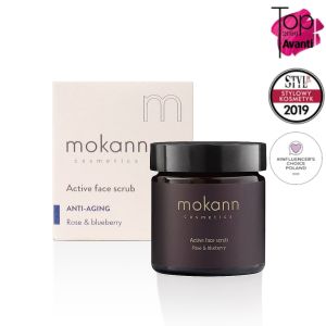 MOKANN ACTIVE FACE SCRUB - SCRUB VISO ATTIVO CON ROSA E MIRTILLO 60 ML